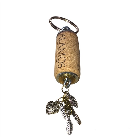 Hand Crafted Wine CORK PURSE/Backpack Keychain Handbag Jewelry - Picture 4 of 15